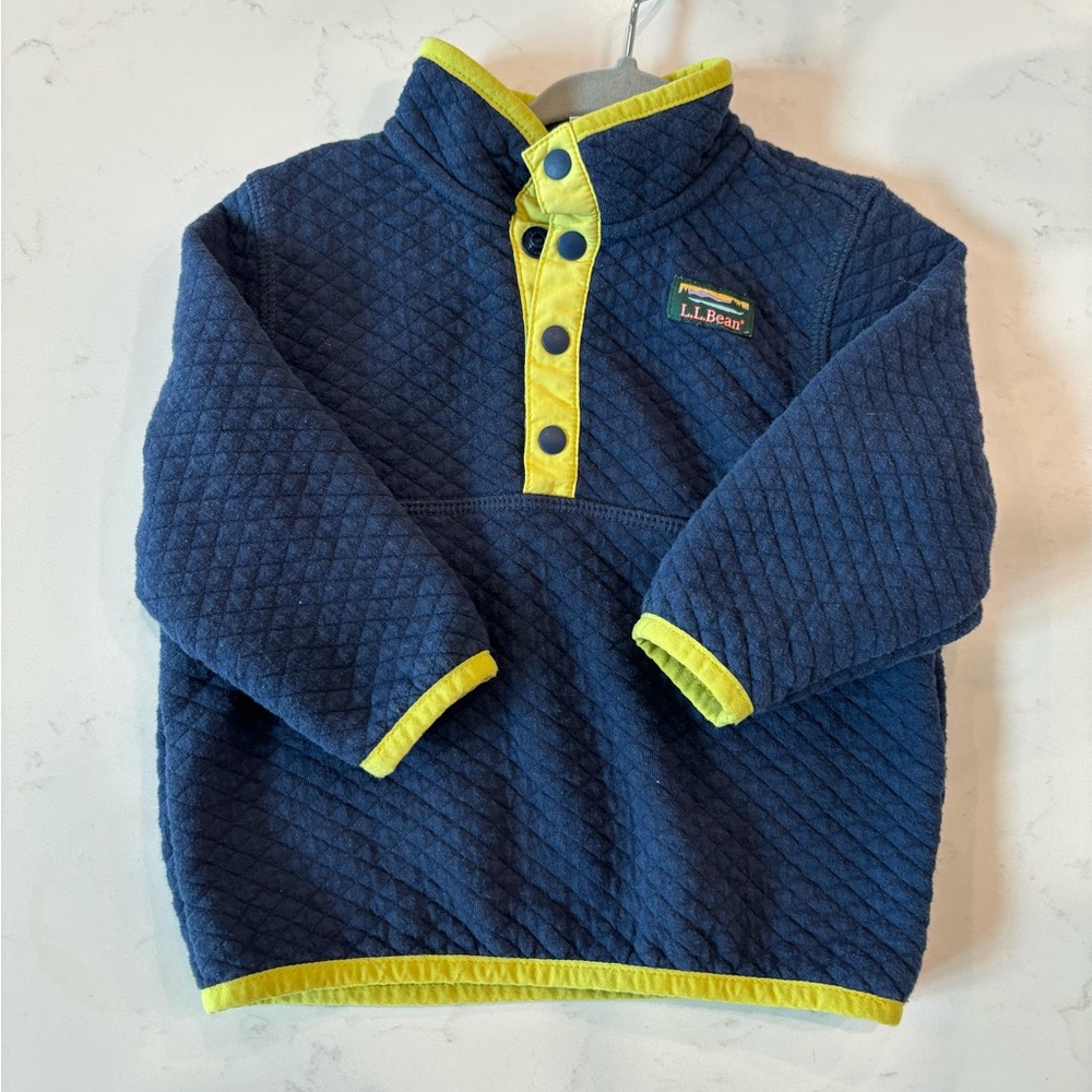 LL Bean pullover size 6-12 months